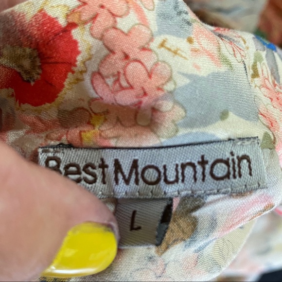 Floral and lace blouse with Peter Pan collar - Picture 10 of 12